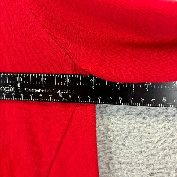 Chicos Featherweight Turtleneck Tunic Sweater Large Cashmere Blend Assymetrical - Picture 7 of 10